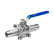 Кран нержавеющий шаровой стальной неполнопроходной муфтовый 12Х18Н10Т ДУ 10 Ру 63