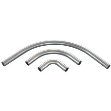 Отвод нержавеющий гнутый бесшовный приварной 45 градусов 08Х18Н10Т 11х2,5 мм ГОСТ 22793-83